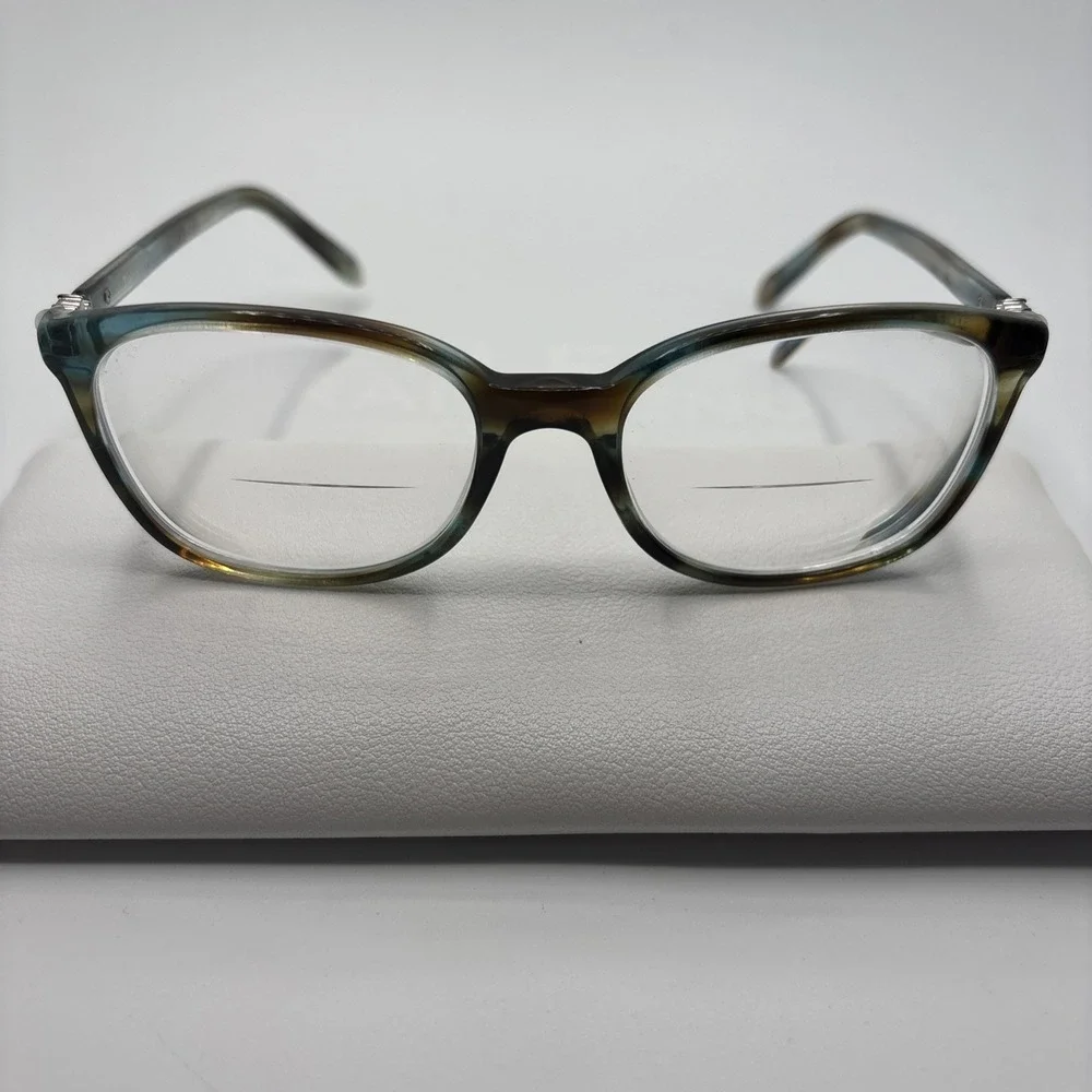 Tiffany & Co TF 2109-H-B 8124 Blue Brown Eyeglasses Frames 51-17 140 Italy #C137